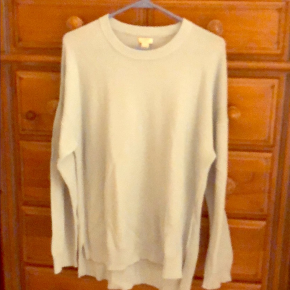 Pale blue j crew sweater